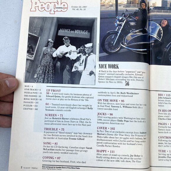 10/20/1997 PEOPLE WEEKLY Exclusive: Part 2 The Diana Interviews - Picture 3 of 8